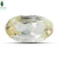 Front view of Natural Citrine with bright golden colour