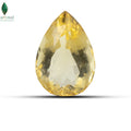 Natural dark citrine gem front image