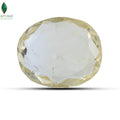 Top surface of Natural Citrine displaying natural golden brilliance
