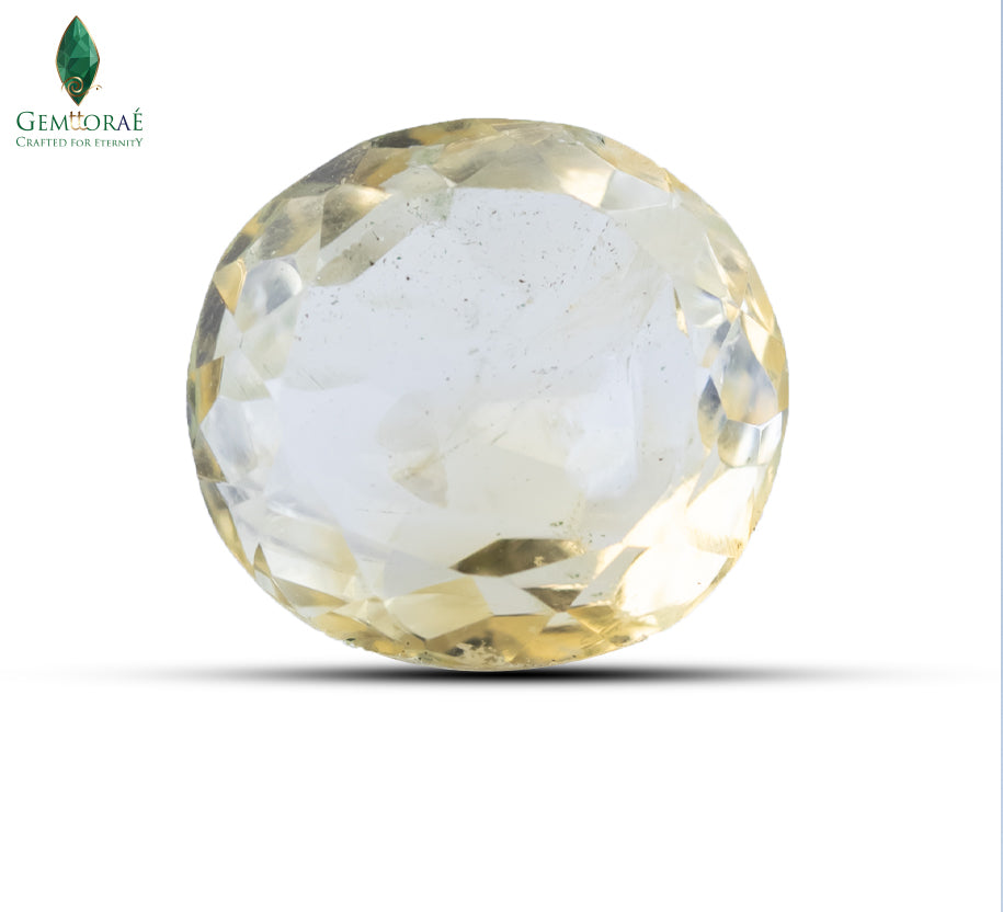 Natural Dark Citrine Deep Amber Indian Gem Certified