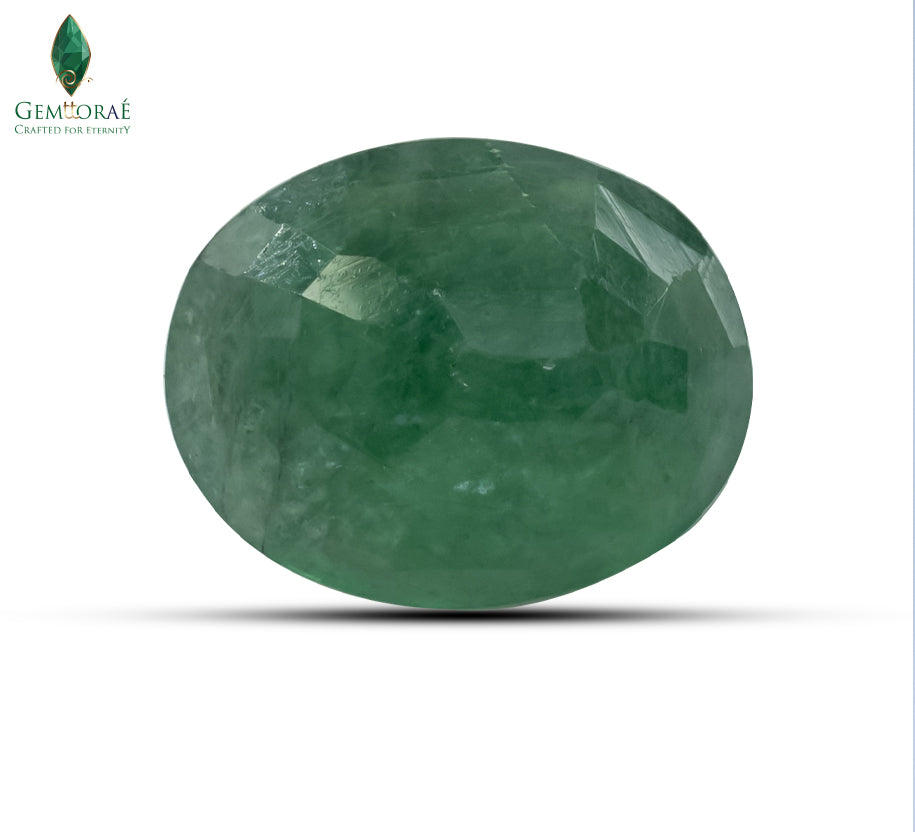 Natural Emerald Stone Deep Vivid Bluish Green Certified