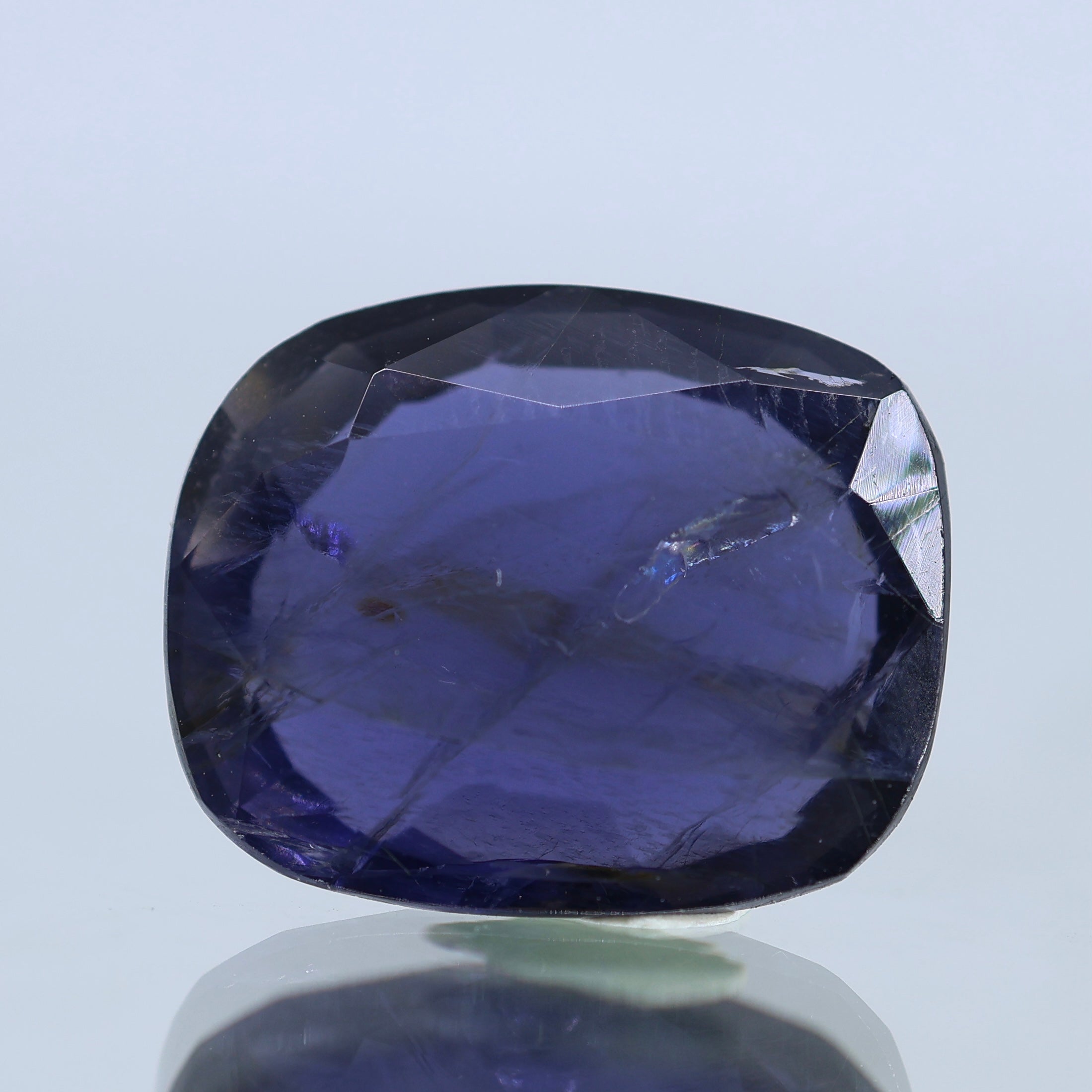Natural Indian Iolite Gemstone Certified Stone