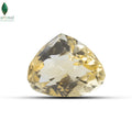Close-up of Natural Madagascar Dark Citrine showing rich golden colour