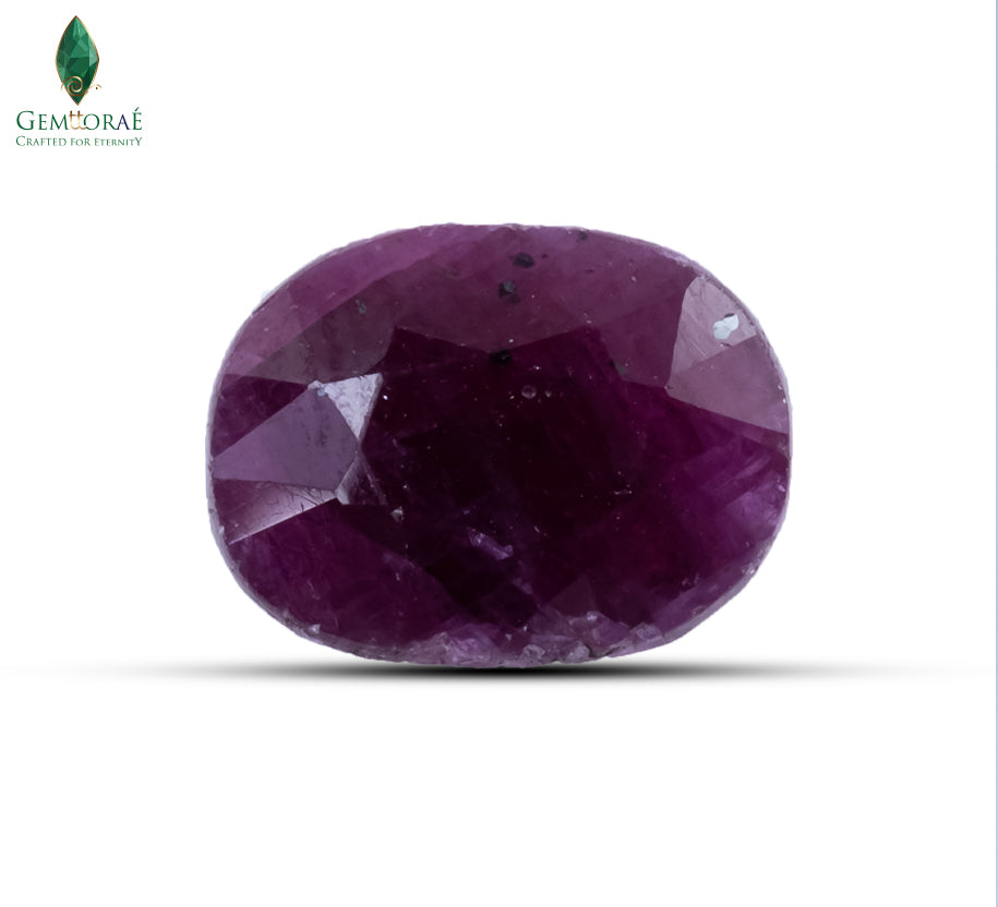 Front view of Manik Stone featuring a naturally deep earthy red colour