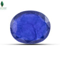 Front view of Natural Neelam Ratna with deep blue