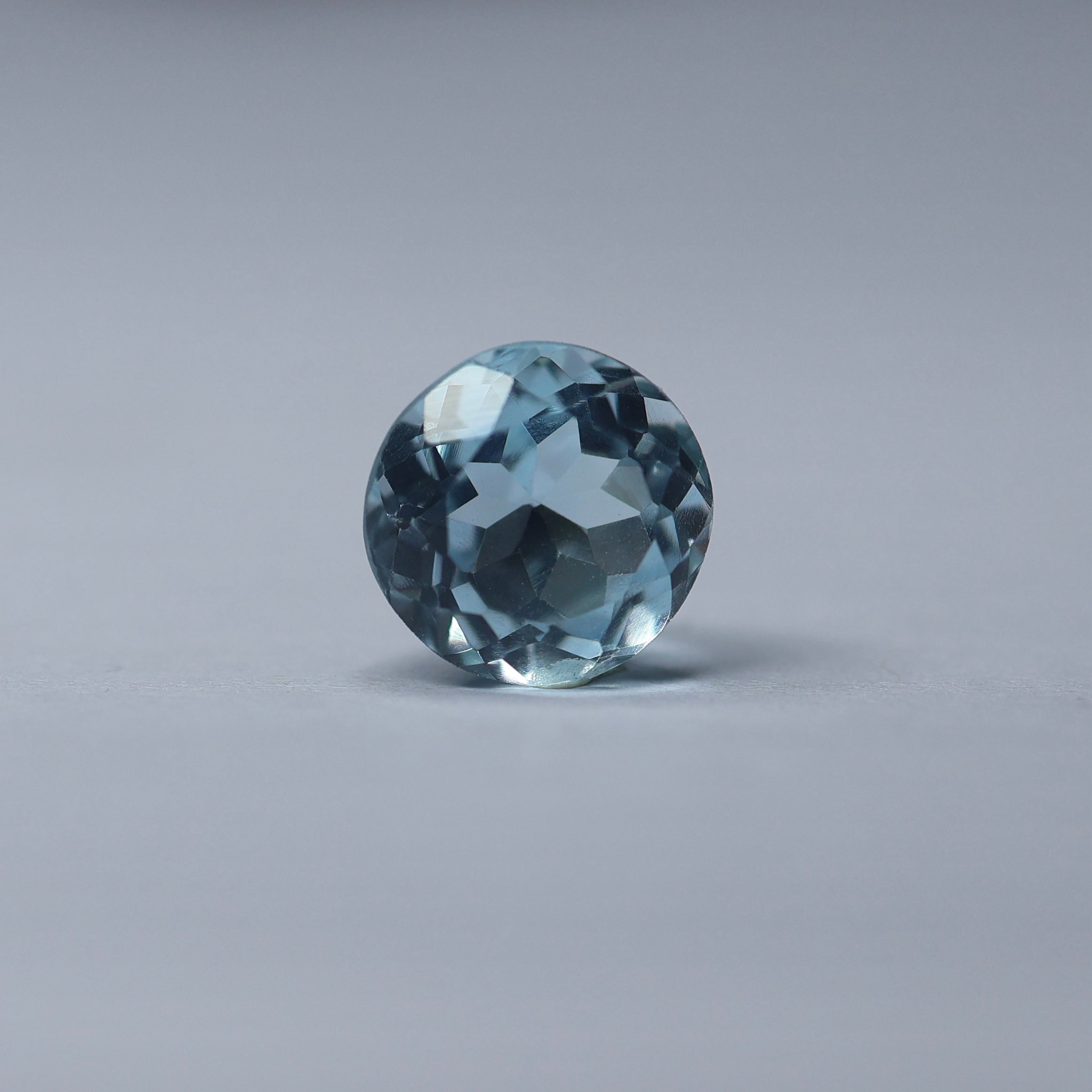 Certified Natural Sky Topaz Gemstone 