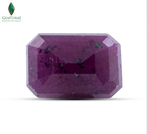 Back view of Ruby Stone showing authentic natural surface details