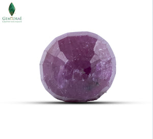 Back view of Ruby Stone highlighting its authentic natural texture