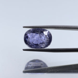 Oval Natural Indian Iolite with Medium Blue Violet Colou