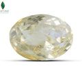 Overhead view of Natural Citrine displaying rich golden colour