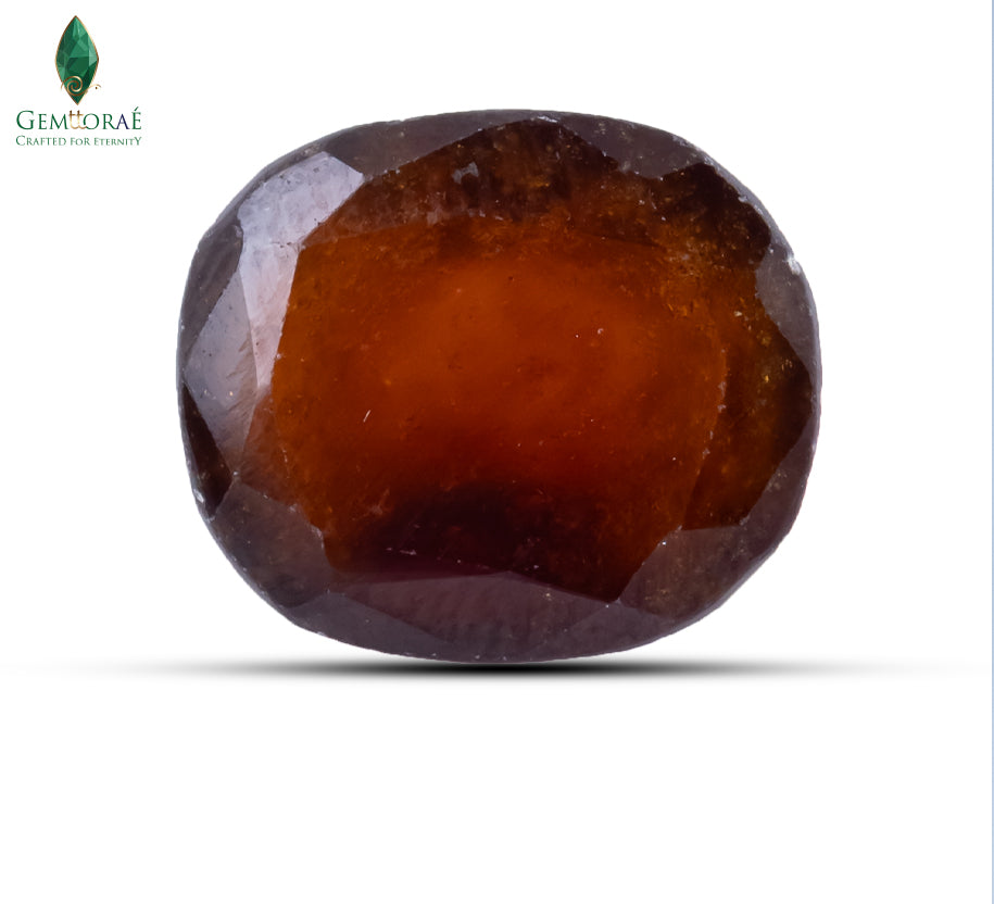 Premium Indian Garnet gemstone displaying rich natural colour