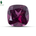 Close-up of Natural Rhodolite Garnet showing vibrant raspberry-red colour