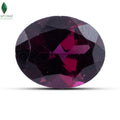 Close-up of Premium Rhodolite Garnet with vibrant raspberry-red brilliance