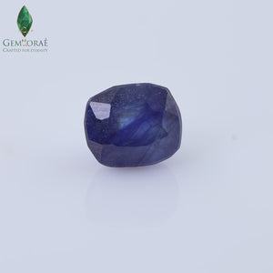 Certified Neelam Ratna crystal with polished finish