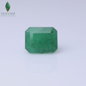 Genuine natural emerald stone with premium finish