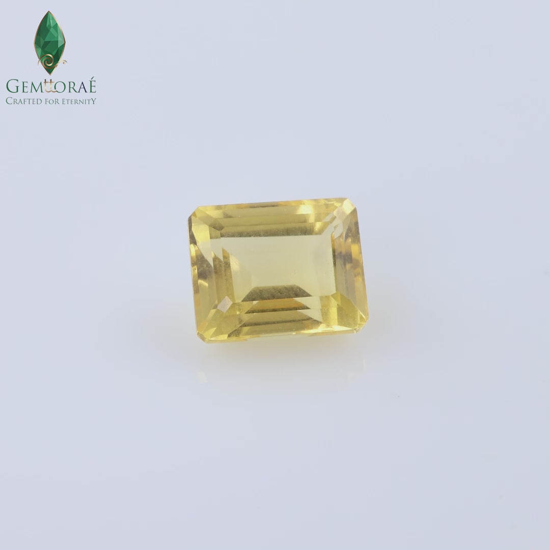 Product video of Brazilian Citrine displaying radiant natural colour