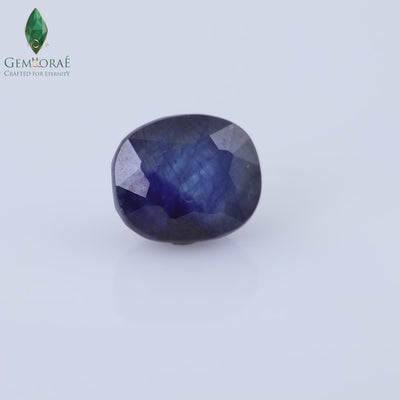 Rare Neelam Ratna with vivid blue brilliance