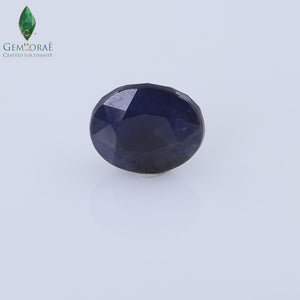 Video of genuine Blue Sapphire Gemstone under rotating light
