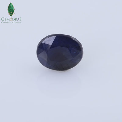 Video of genuine Blue Sapphire Gemstone under rotating light