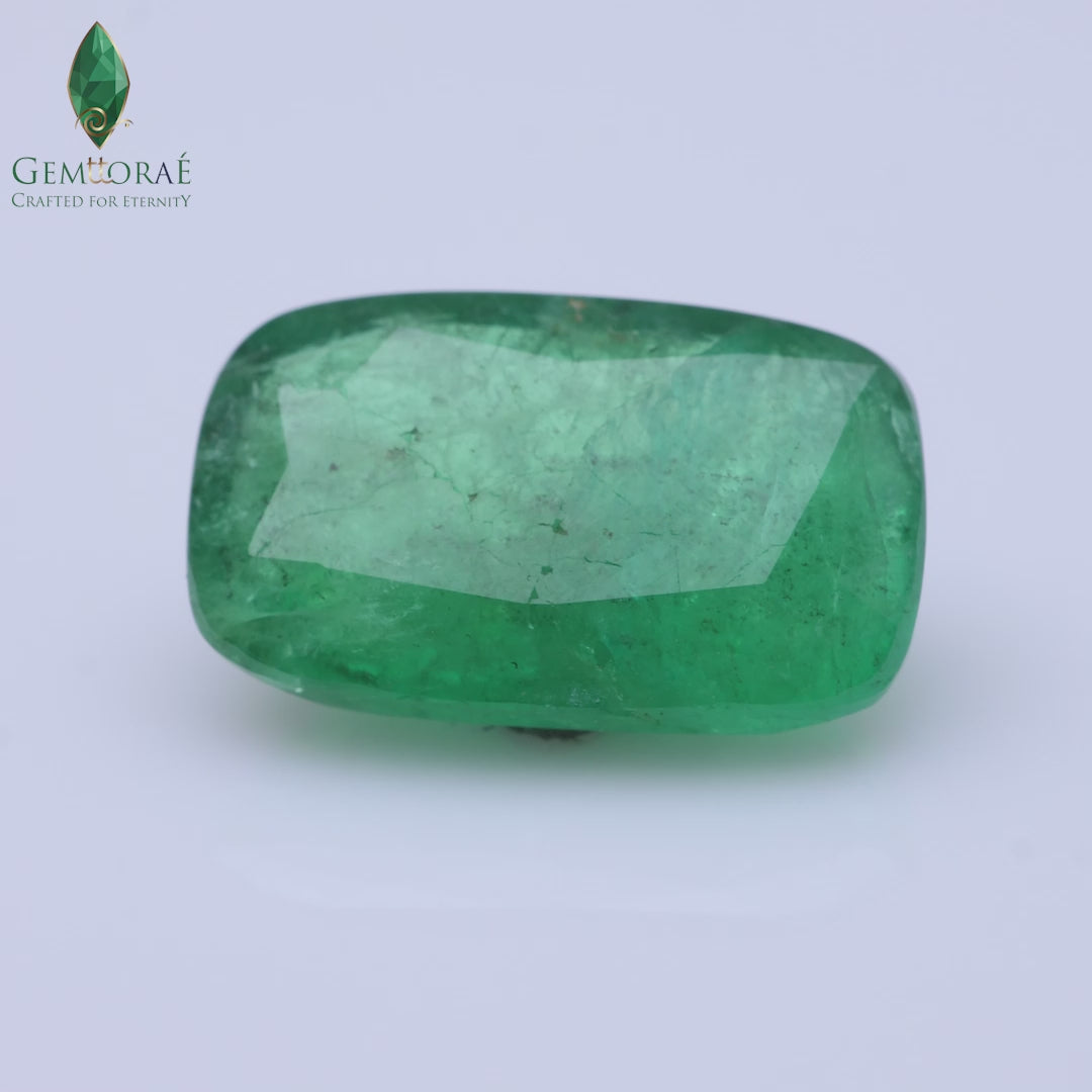 Premium emerald gemstone with rich green hue