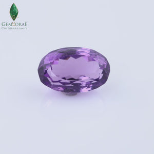 Video of Amethyst Crystal in rotating gemstone showcase