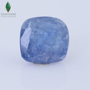 Natural Blue Sapphire stone with polished finish
