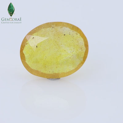 Video of Bangkok Yellow Sapphire displaying brilliant golden colour