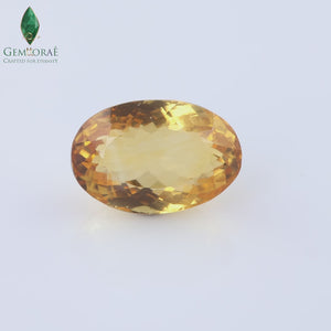Citrine Birthstone November Dark Brazilian Natural Certified