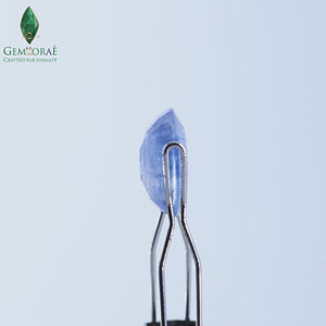 Certified blue sapphire gemstone with premium quality