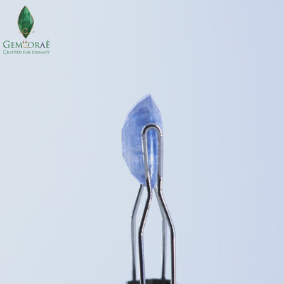 Certified blue sapphire gemstone with premium quality