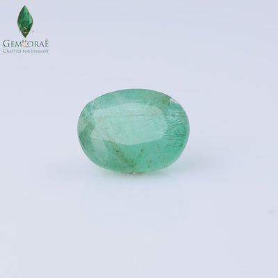 Natural Zambian Emerald Stone with Rich Green Colour