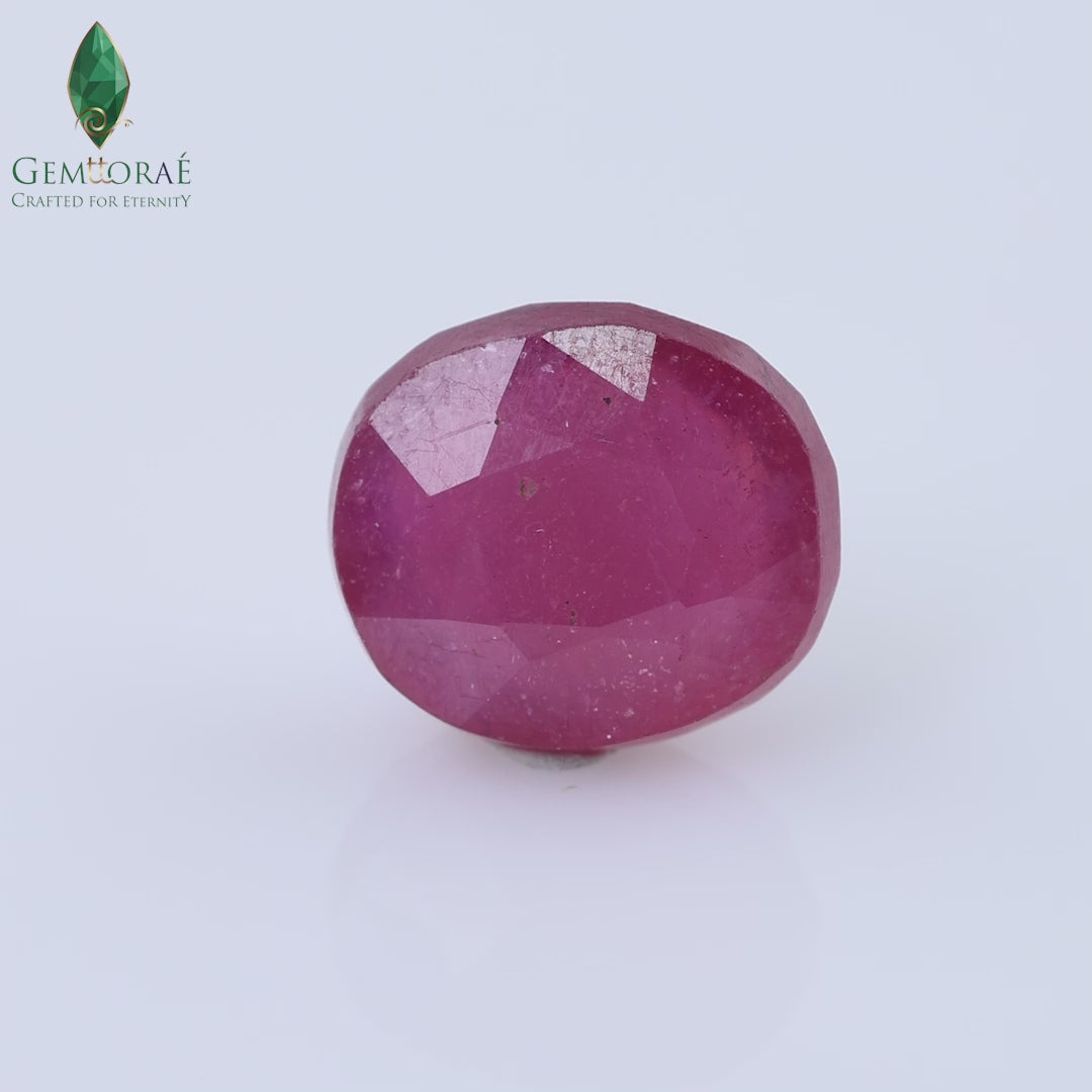 Pink Manik stone for custom ring designs