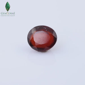 Natural African Garnet displaying warm golden-red sparkle