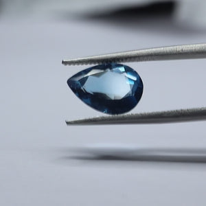 London Blue Topaz Steel Blue Brazilian Natural Certified