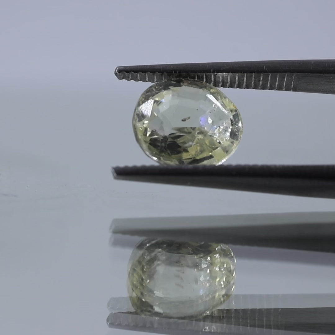 Ceylon Yellow Sapphire Natural Golden Gemstone India