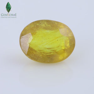 Glass Filled Yellow Sapphire for Jewellery