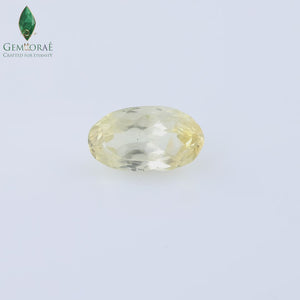 Close-up view of genuine Citrine Gemstone showing natural inclusions