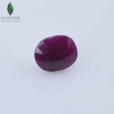 Video of genuine Ruby Stone viewed under rotating light