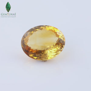Video of certified Brazilian Dark Citrine under rotating light