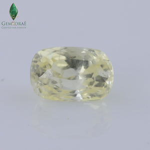 Certified natural gemstone, pukhraj yellow sapphire
