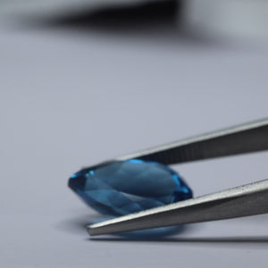 Blue Topaz Gemstone London Blue Brazil Natural Certified