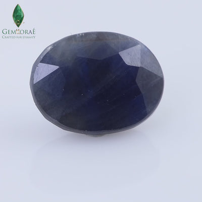 Video of Natural Thailand Dark Blue Sapphire under rotating light