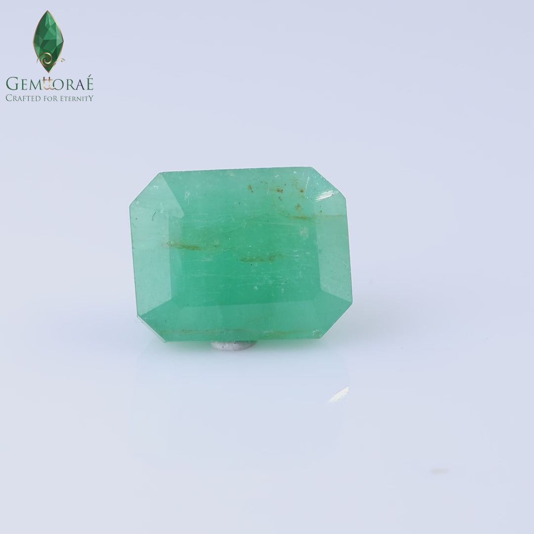 Genuine emerald stone
