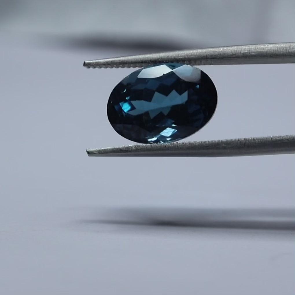 Natural Blue Topaz Stone London Blue Brazilian Certified