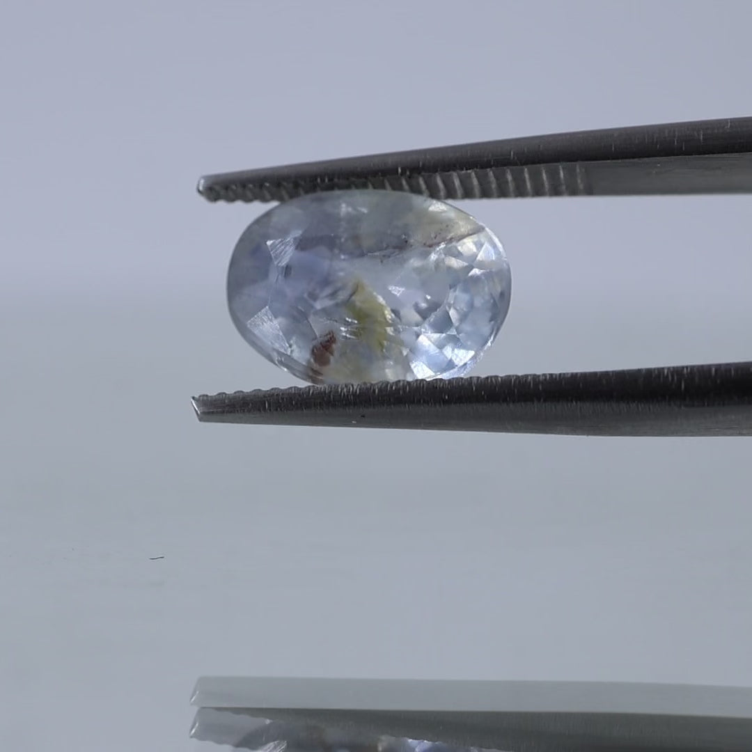 Bi Colour Sapphire Natural Colour Zones Ceylon Certified