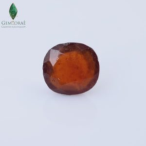 Close-up view of Natural Garnet gemstone with elegant colour tones