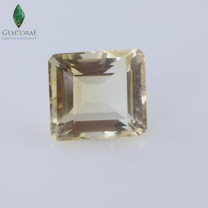 Rotating display video of Madagascar Dark Citrine under soft lighting