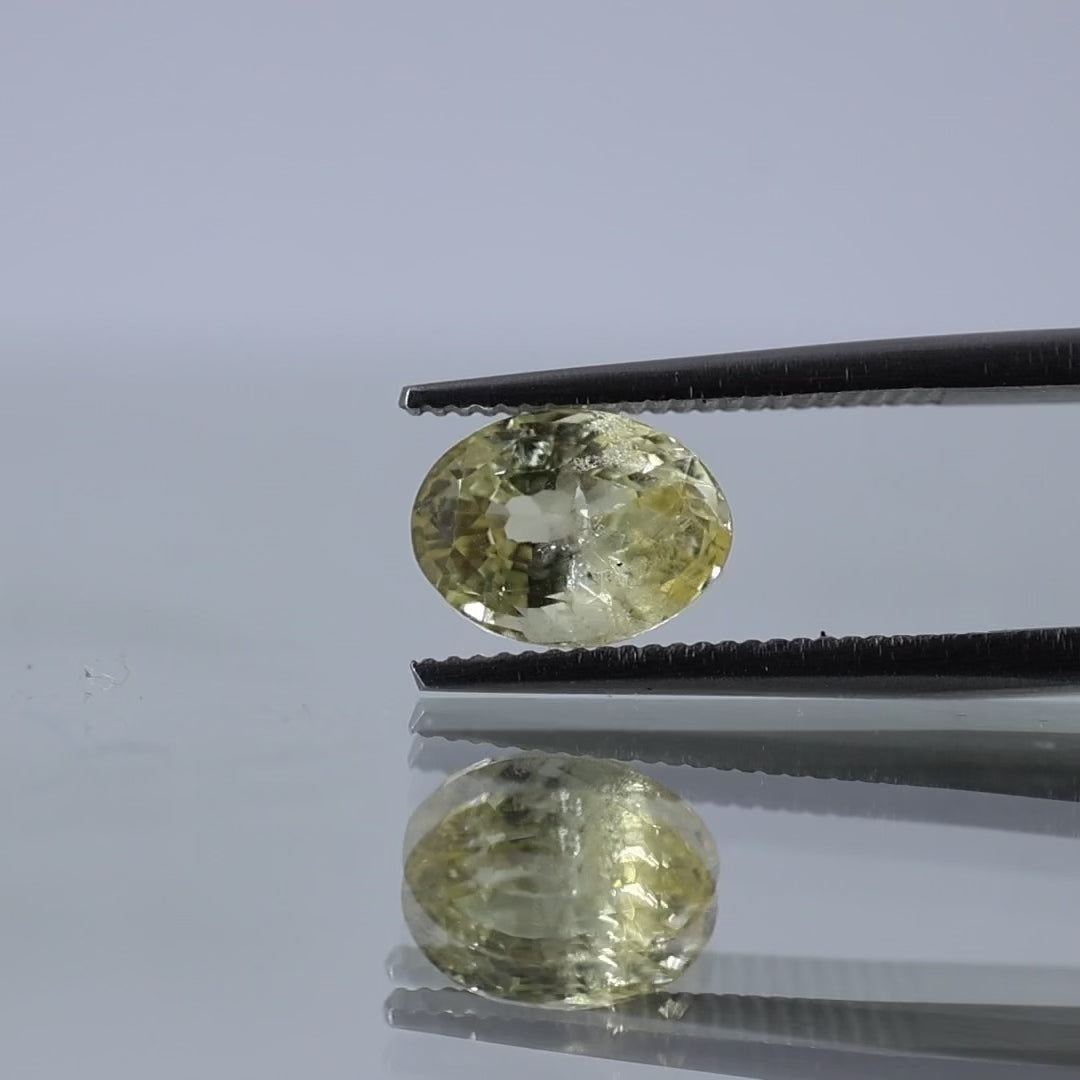 Natural Ceylon Yellow Sapphire Certified Pukhraj