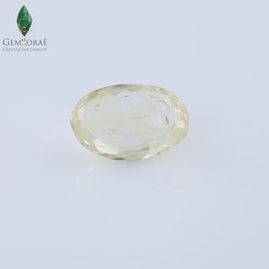 Studio video of certified Citrine Birthstone rotating under soft light