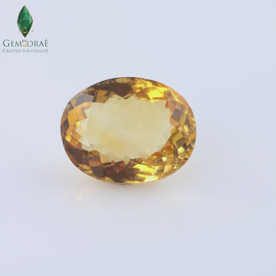 Video of certified Brazilian Citrine under rotating light
